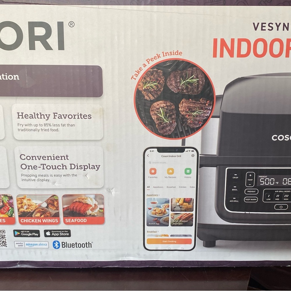 COSORI Indoor Grill with One-Touch Display
